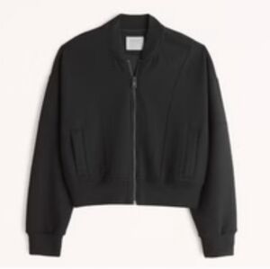 YBP Abercrombie Black Bomber Jacket